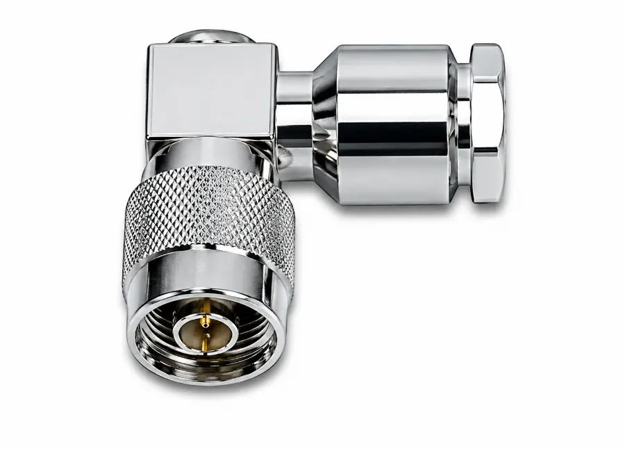 N Male Right Angle Clamp Type Connectors
