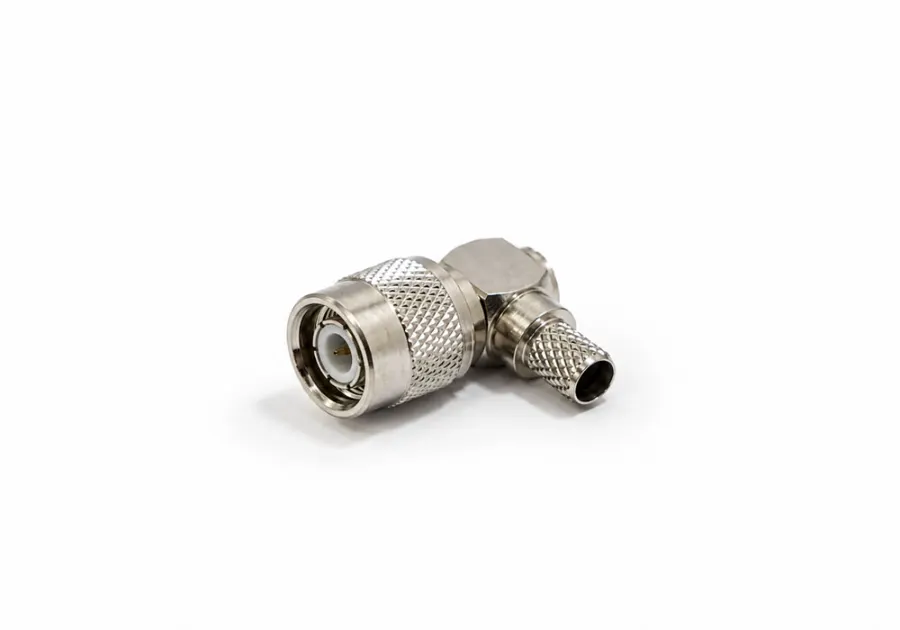 TNC MALE CRIMP TYPE RIGHT ANGLE RG - 58