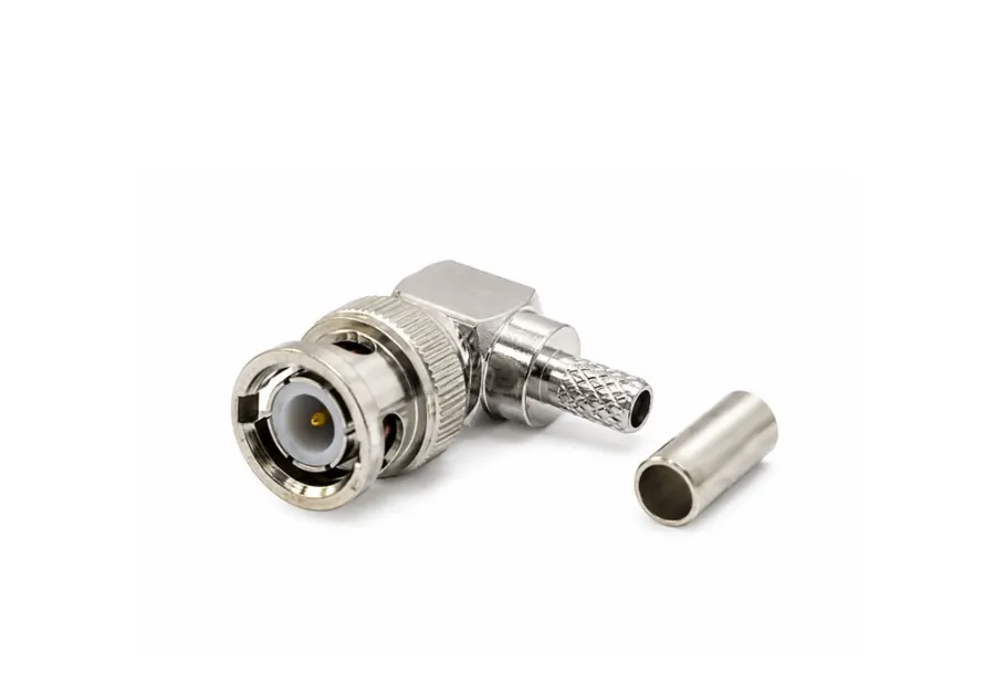 BNC MALE CRIMP TYPE RA - RG-58