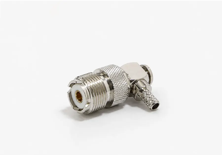 UHF FEMALE CRIMP TYPE RG - 58  - RA