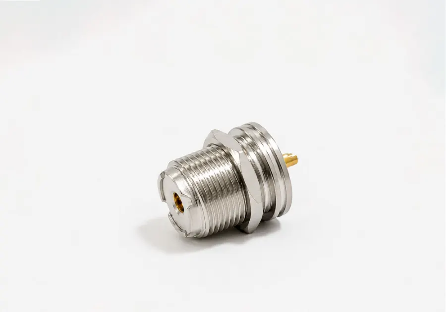 UHF FEMALE BULK HEAD PANEL MOUNT