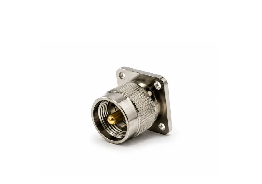 UHF MALE 25X25 MM SQUARE PANEL