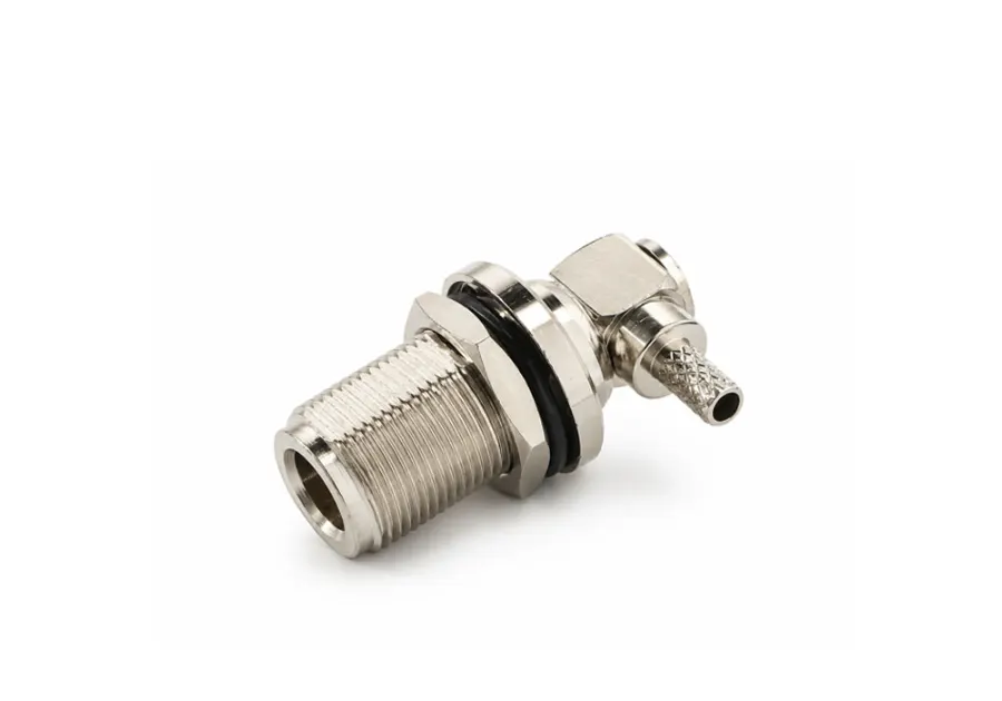 N FEMALE BULK HEAD CRIMP TYPE RG -58 RA