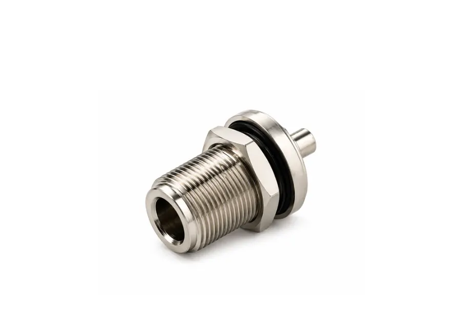 N FEMALE BULK HEAD RG-141