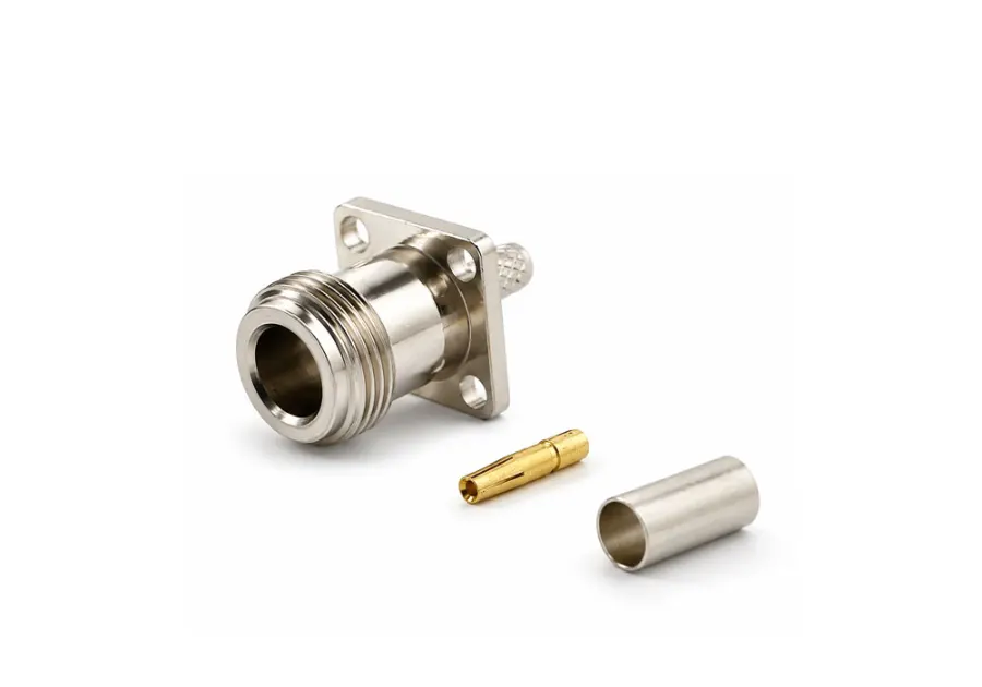 N FEMALE CRIMP TYPE RG-58 17.5 MM SQUARE