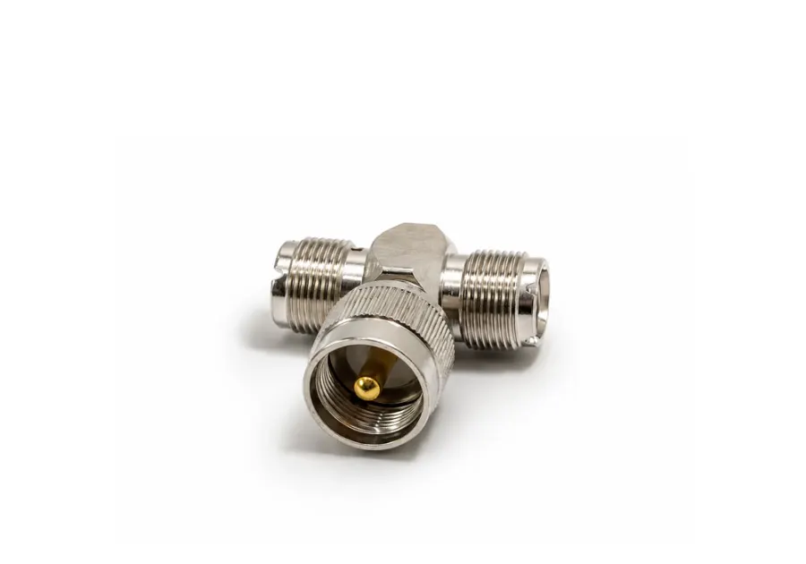 UHF TEE ADAPTOR FEMALE- MALE- FEMALE