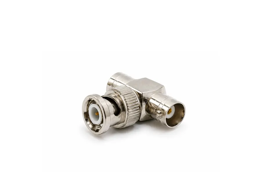 BNC TEE ADAPTOR FEMALE-MALE-FEMALE