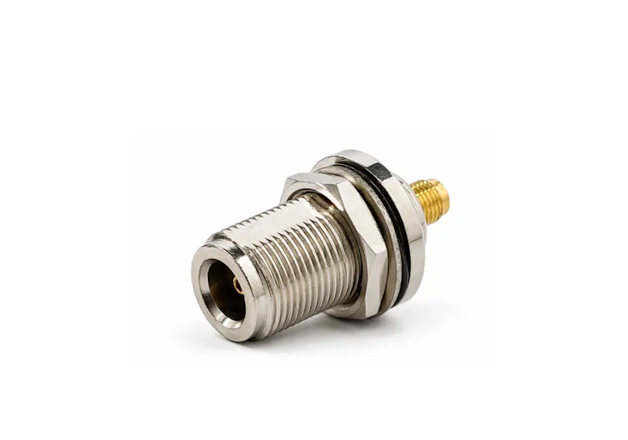 N FEMALE BULK HEAD TO SMA FEMALE ADAPTOR