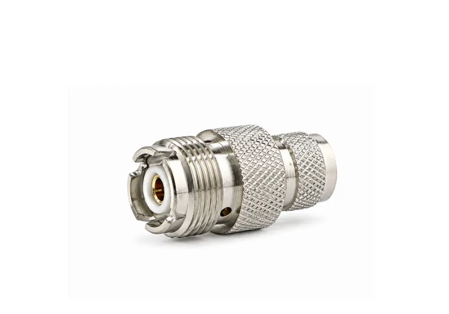 MINI UHF MALE TO UHF FEMALE ADAPTOR