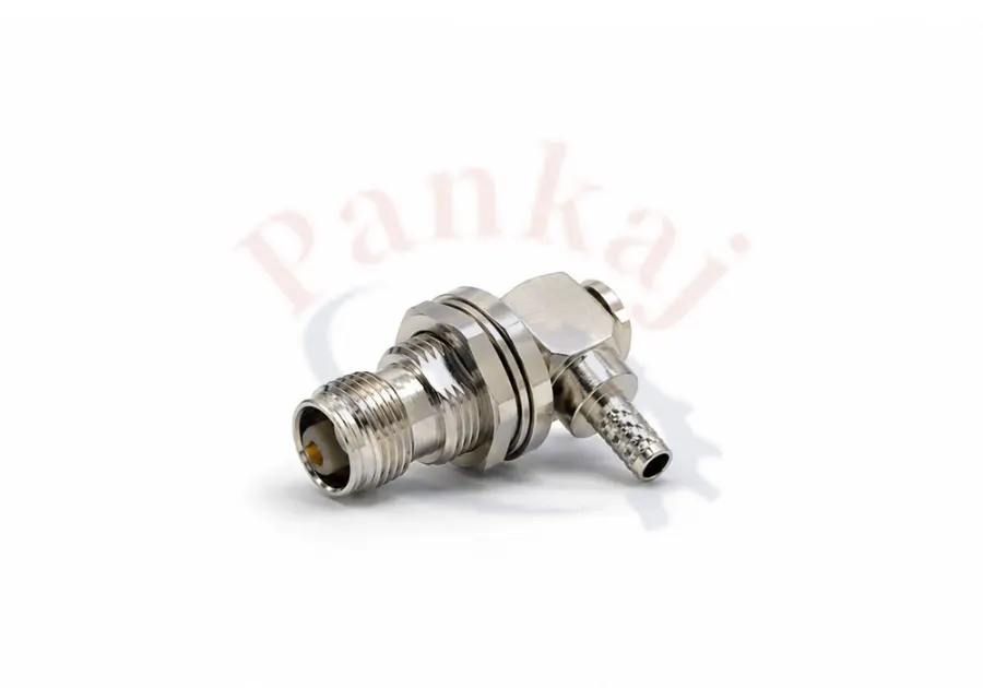 TNC FEMALE BULK HEAD CRIMP TYPE RA RG - 58