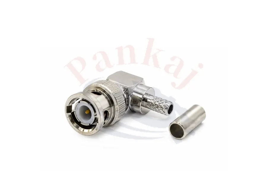 BNC MALE CRIMP TYPE RA - RG-58