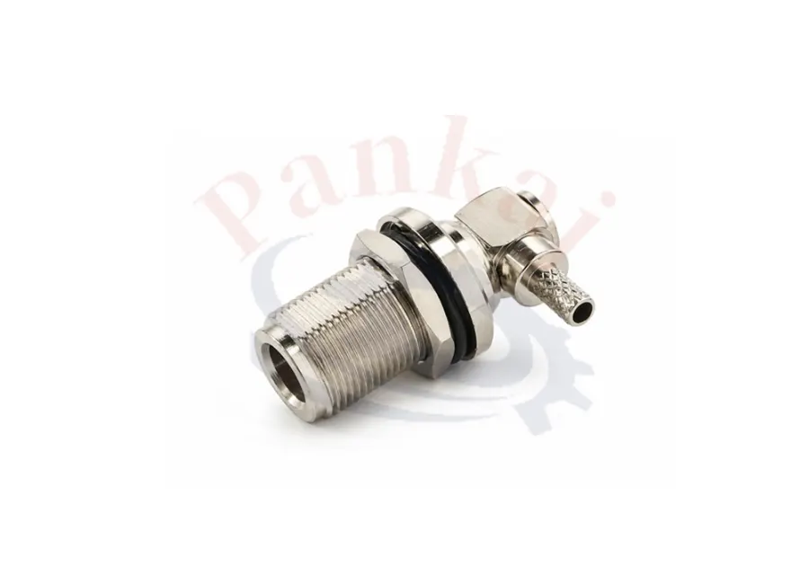 N FEMALE BULK HEAD CRIMP TYPE RG -58 RA