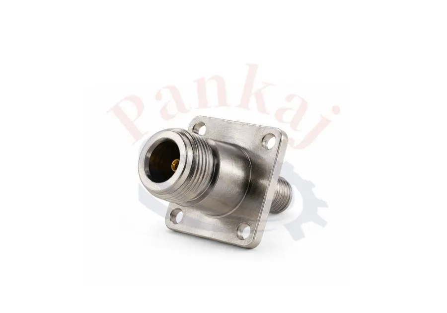 N FEMALE TO SMA FEMALE SQUARE PANEL ADAPTOR